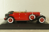 Hispano Suiza H6C Cabriolet 1934, red, Altaya 1:43