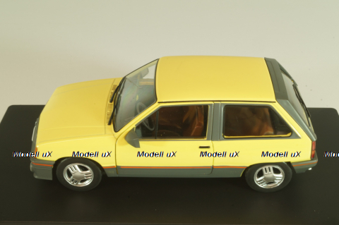 Opel Corsa 1.3 SR 1983, yellow, G1648017, Hachette 1:24 Уценка!