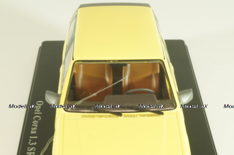 Opel Corsa 1.3 SR 1983, yellow, G1648017, Hachette 1:24 Уценка!