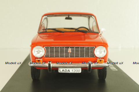 Ваз-2101 Жигули 1970, Lada 1200, красный, Hachette 1:24 #2