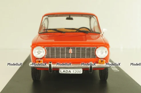 Ваз-2101 Жигули 1970, Lada 1200, красный, Hachette 1:24 #2