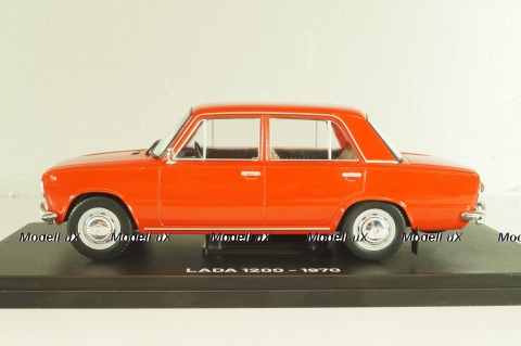 Ваз-2101 Жигули 1970, Lada 1200, красный, Hachette 1:24 #2