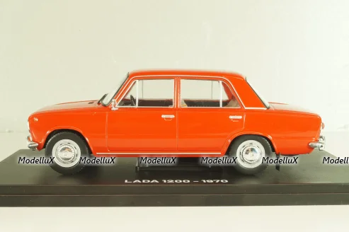 Ваз-2101 Жигули 1970, Lada 1200, красный, Hachette 1:24 #2