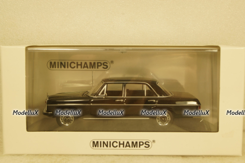 Mercedes 200 1968 black, 943034004,  Minichamps 1:43 