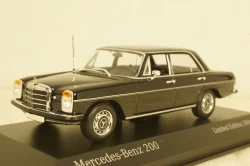 Mercedes 200 1968 black, 943034004,  Minichamps 1:43 