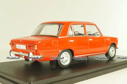 Ваз-2101 Жигули 1970, Lada 1200, красный, Hachette 1:24 #2