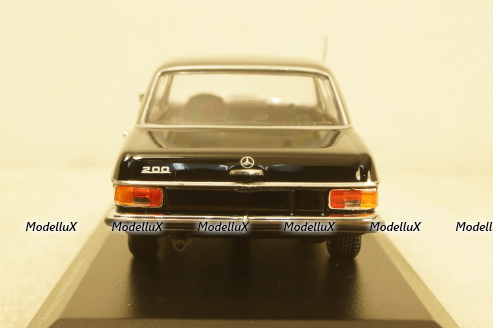 Mercedes 200 1968 black, 943034004,  Minichamps 1:43 
