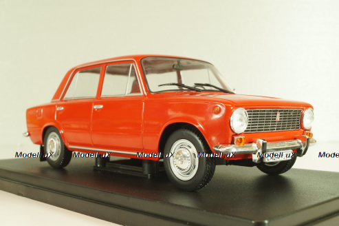 Ваз-2101 Жигули 1970, Lada 1200, красный, Hachette 1:24 #2
