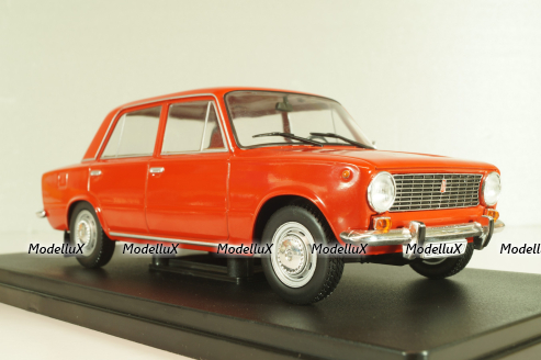 Ваз-2101 Жигули 1970, Lada 1200, красный, Hachette 1:24 Уценка!
