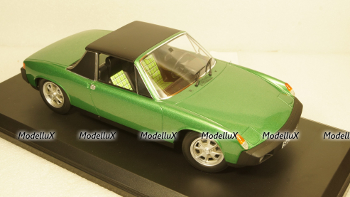 Volkswagen Porsche 914 2.0 1975 Green Metallic, 187685, Norev 1:18