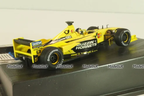 Jordan EJ10 2000 H.H.Frentzen Formula 1, yellow, Hot Wheels 1:43