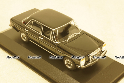 Mercedes 200 1968 black, 943034004,  Minichamps 1:43 