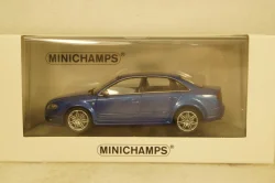 Audi RS4 2004 blue metallic, 943014603,  Minichamps 1:43