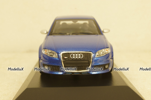 Audi RS4 2004 blue metallic, 943014603,  Minichamps 1:43