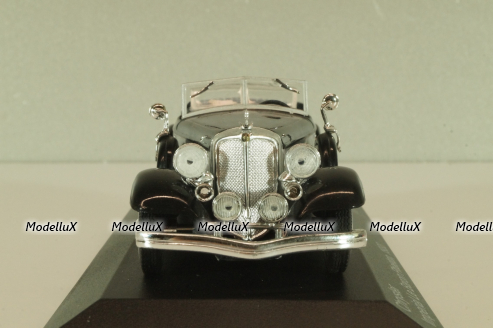 Chrysler Imperial Le Baron phaeton 1933, black/silver,WB114, WhiteBox 1:43