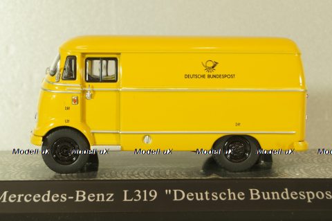 Mercedes-Benz L319 "Deutsche Bundespost" 1955, yellow, 006769, Premium ClassiXXS 1:43