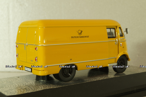 Mercedes-Benz L319 "Deutsche Bundespost" 1955, yellow, 006769, Premium ClassiXXS 1:43