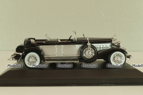 Chrysler Imperial Le Baron phaeton 1933, black/silver,WB114, WhiteBox 1:43