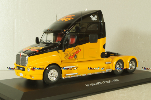 Kenworth T2000 tractor 1997, yellow/black, Truck Tuning Collection #21, Hachette 1:43