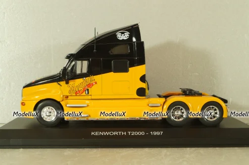 Kenworth T2000 tractor 1997, yellow/black, Truck Tuning Collection #21, Hachette 1:43