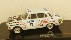Москвич 412 No.88, 1000 Lakes Rally, 1973 V.Boubnov/A.Pechenkin, RAC356, IXO 1:43