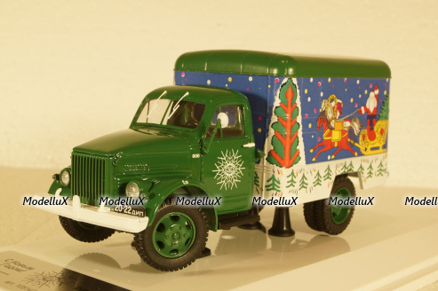 Газ-51 фургон КИ-51 "С Новым Годом!", 105142, DiP Models 1:43