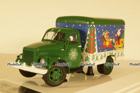 Газ-51 фургон КИ-51 "С Новым Годом!", 105142, DiP Models 1:43