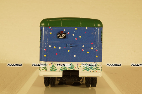 Газ-51 фургон КИ-51 "С Новым Годом!", 105142, DiP Models 1:43