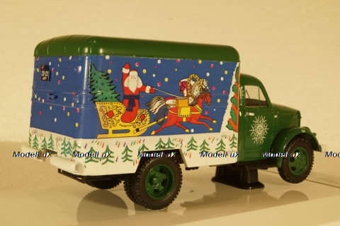 Газ-51 фургон КИ-51 "С Новым Годом!", 105142, DiP Models 1:43