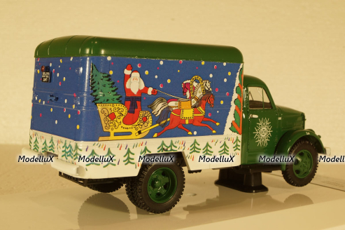 Газ-51 фургон КИ-51 "С Новым Годом!", 105142, DiP Models 1:43