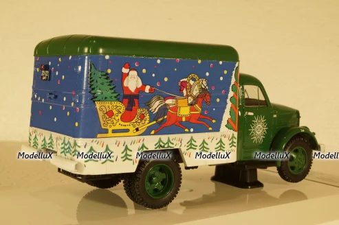Газ-51 фургон КИ-51 "С Новым Годом!", 105142, DiP Models 1:43