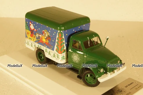 Газ-51 фургон КИ-51 "С Новым Годом!", 105142, DiP Models 1:43