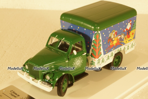 Газ-51 фургон КИ-51 "С Новым Годом!", 105142, DiP Models 1:43