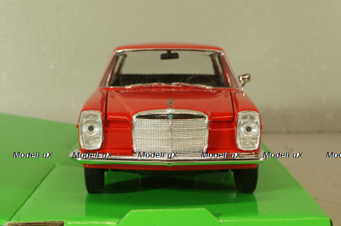 Mercedes-Benz 220 (W115) 1968 Red, WEL24091 Red, Welly 1:24