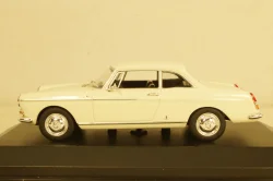 Peugeot 404 coupe, white, 940112920, Maxichamps 1:43