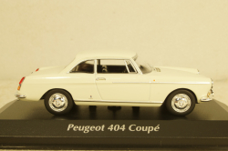 Peugeot 404 coupe, white, 940112920, Maxichamps 1:43