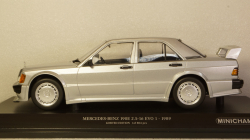 Mercedes 190E 2.5-16 EVO 1 silver,  Minichamps 1:18