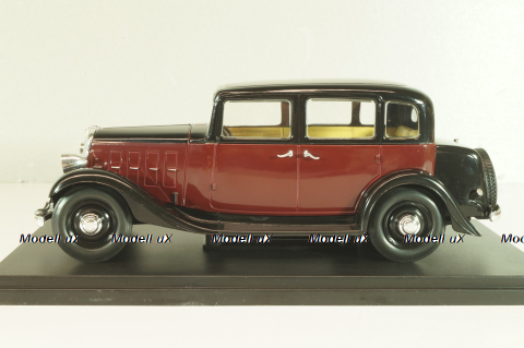 Citroën Rosalie NH 1932, maroon/black, G111V058, Hachette 1:24