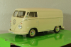 Volkswagen T1 bus box wagon beige 1963, WEL22095PV-CREAM, Welly 1:24