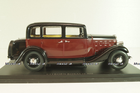 Citroën Rosalie NH 1932, maroon/black, G111V058, Hachette 1:24