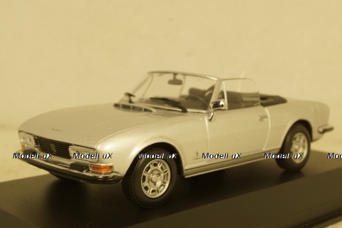 Peugeot 504 Cabriolet 1977, silver, 940112130, Maxichamps 1:43