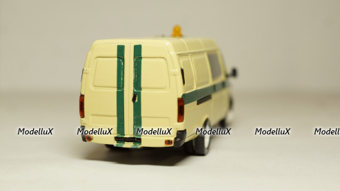 Газ 3221 Газель Инкассаторская, Агат 1:43