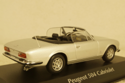 Peugeot 504 Cabriolet 1977, silver, 940112130, Maxichamps 1:43