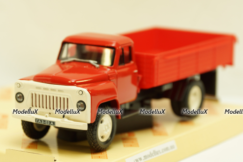 ГАЗ 53А красный, H259, НАП 1:43