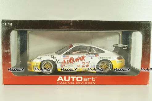 Porsche 911 (996) GT3R 2003, #23 winner Sebring 12hrs, Alex Job Racing GT Class, 80373, AutoArt 1:18