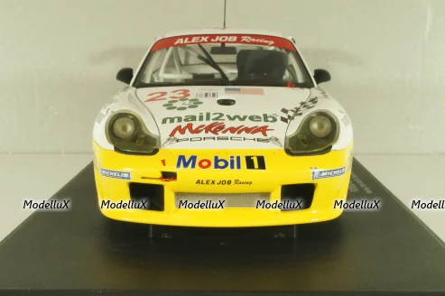 Porsche 911 (996) GT3R 2003, #23 winner Sebring 12hrs, Alex Job Racing GT Class, 80373, AutoArt 1:18