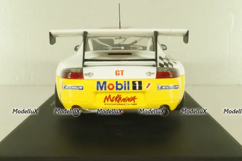 Porsche 911 (996) GT3R 2003, #23 winner Sebring 12hrs, Alex Job Racing GT Class, 80373, AutoArt 1:18