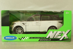 Range Rover sport 2010, white/black, WEL24059WHITE, Welly 1:24