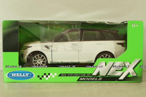 Range Rover sport 2010, white/black, WEL24059WHITE, Welly 1:24
