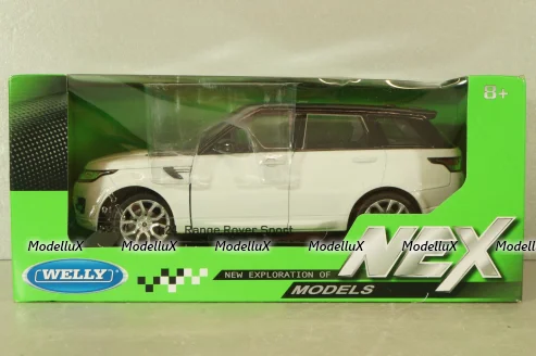 Range Rover sport 2010, white/black, WEL24059WHITE, Welly 1:24